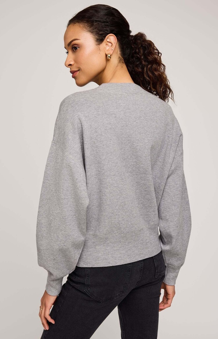 Gentle Fawn Alfie Crewneck Sweater Heather Grey