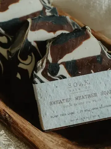 Soak Bath Co. Sweater Weather Soap Bar