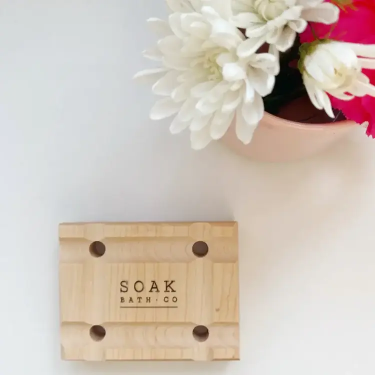 Soak Bath Co. Wooden Soap Saver Tray