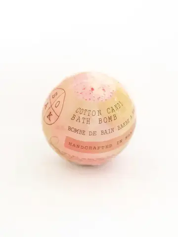 Soak Bath Co. Cotton Candy Bath Bomb