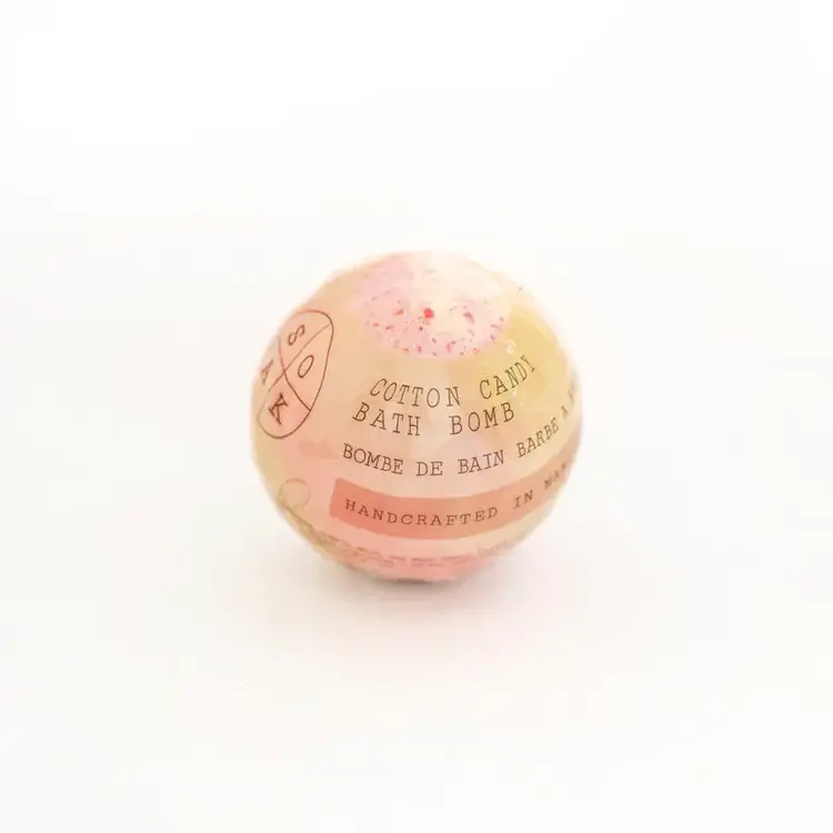 Soak Bath Co. Cotton Candy Bath Bomb
