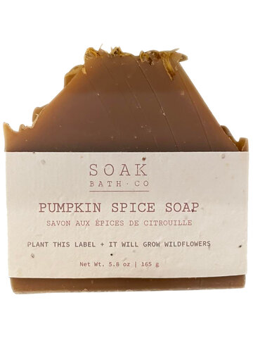 Soak Bath Co. Pumpkin Spice Soap Bar