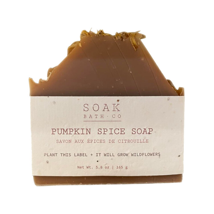 Soak Bath Co. Pumpkin Spice Soap Bar