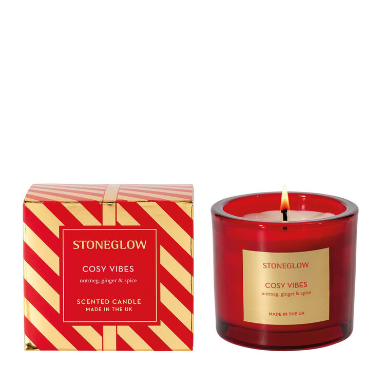Stoneglow Seasonal - Cosy Vibes - Nutmeg, Ginger & Spice Scented Candle