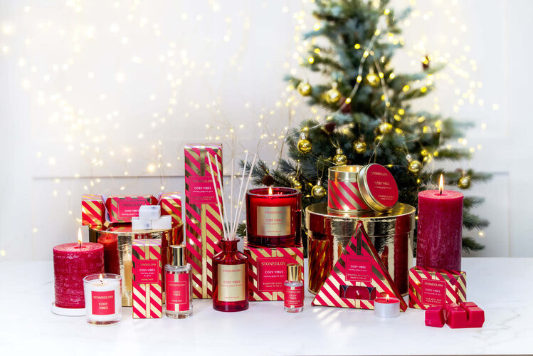 Stoneglow Seasonal - Cosy Vibes - Nutmeg, Ginger & Spice Scented Candle