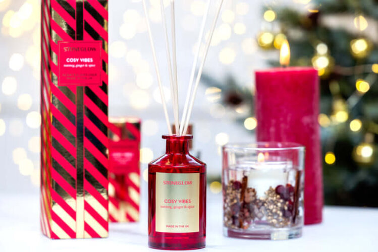 Stoneglow Seasonal - Cosy Vibes - Nutmeg, Ginger & Spice Scented Reed Diffuser