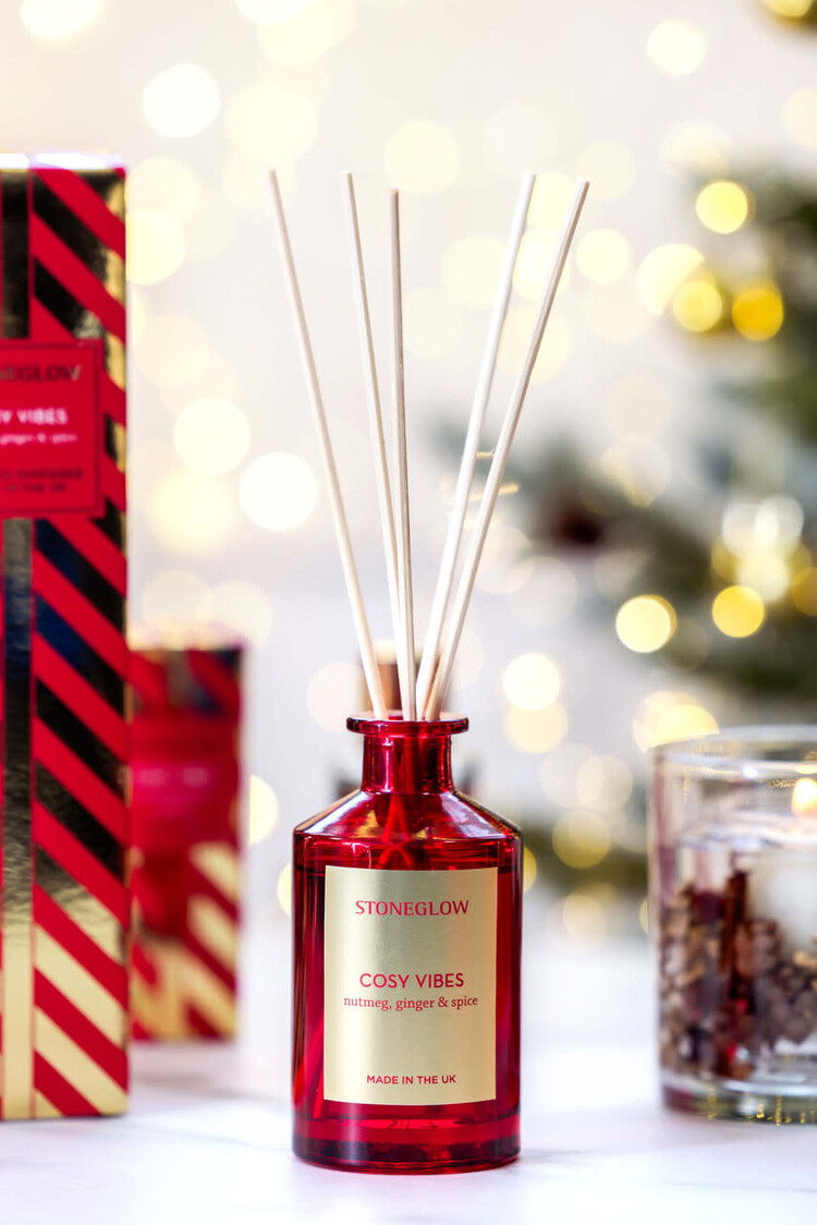 Stoneglow Seasonal - Cosy Vibes - Nutmeg, Ginger & Spice Scented Reed Diffuser