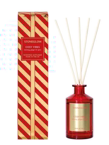 Stoneglow Seasonal - Cosy Vibes - Nutmeg, Ginger & Spice Scented Reed Diffuser