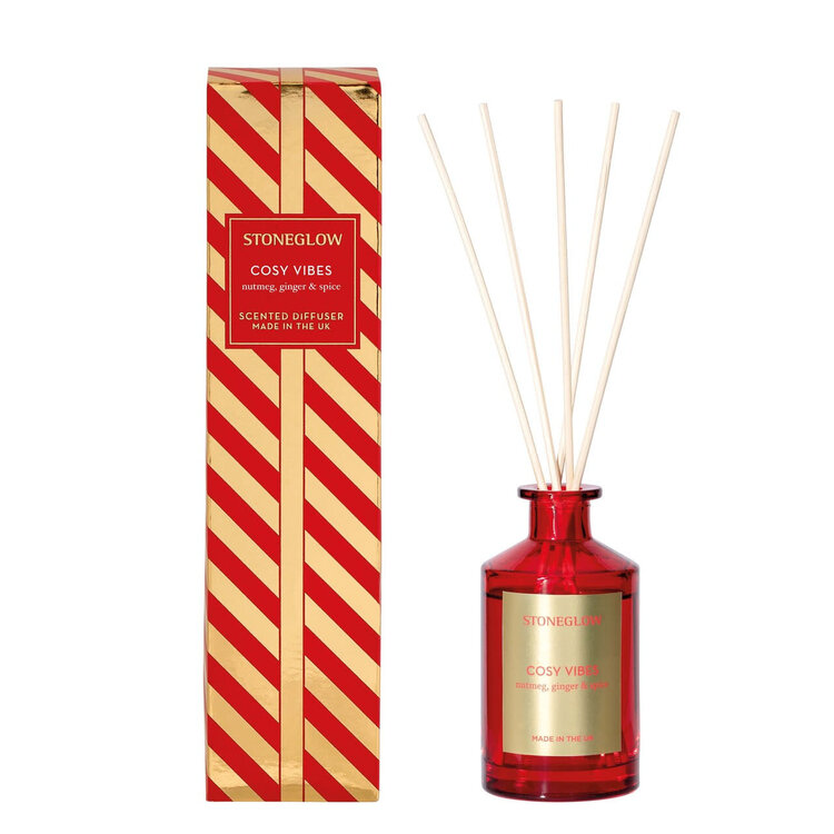 Stoneglow Seasonal - Cosy Vibes - Nutmeg, Ginger & Spice Scented Reed Diffuser