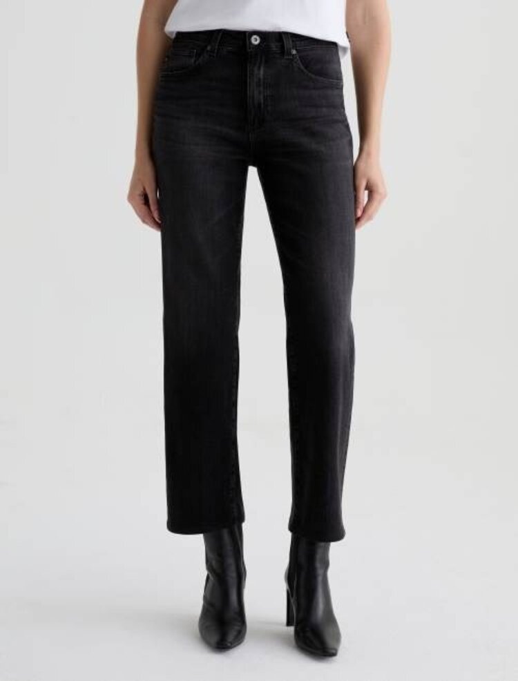 AG Denim Brinley Mid-Rise Straight Nebula