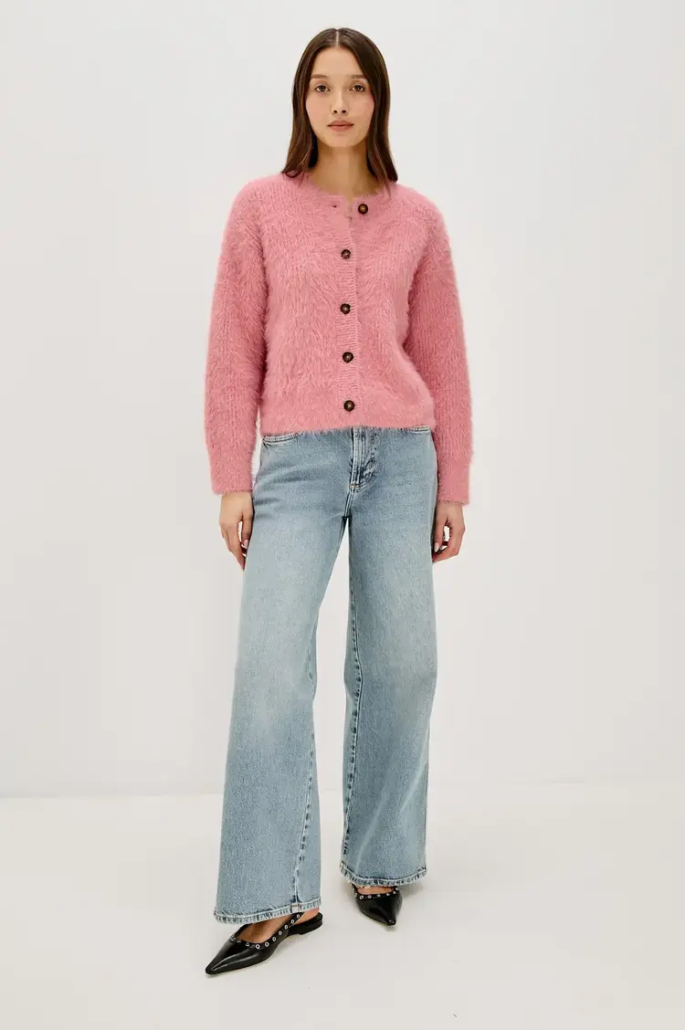 Rails Melo Cardigan Heather Pink