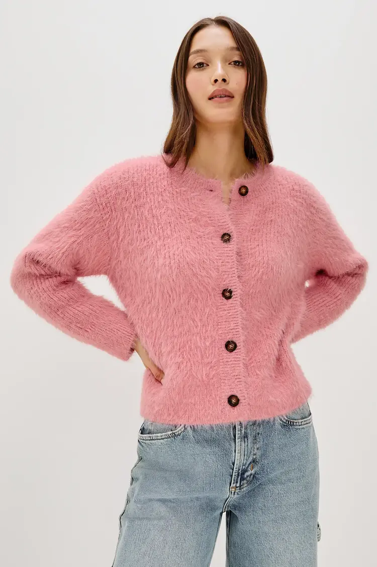 Rails Melo Cardigan Heather Pink