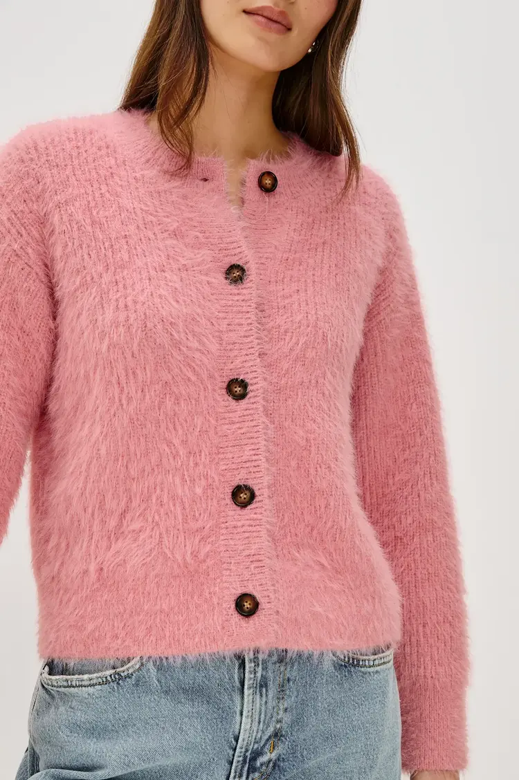 Rails Melo Cardigan Heather Pink