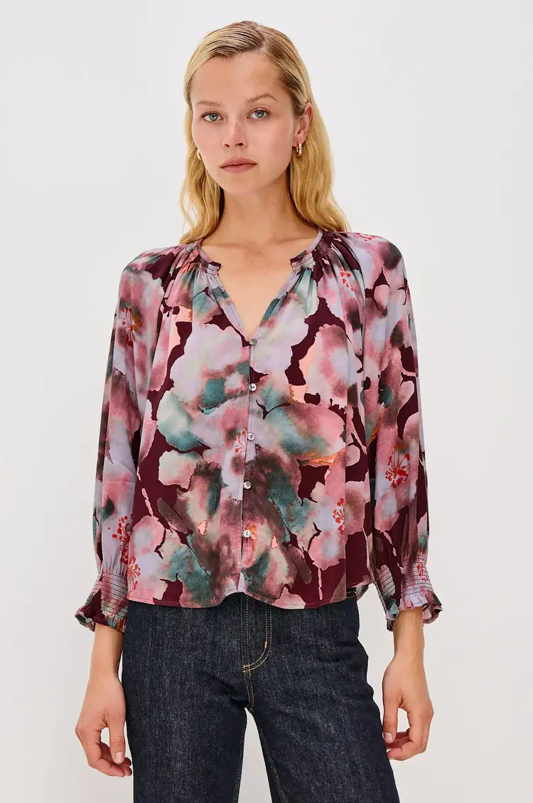 Rails Mariah Blouse Magenta Verbena