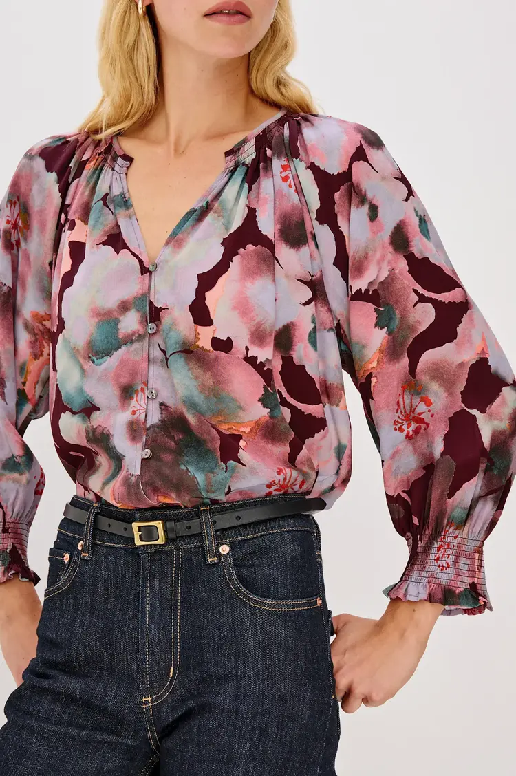 Rails Mariah Blouse Magenta Verbena