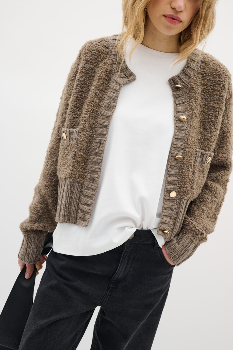 InWear Guo Cardigan Sandy Grey Melange