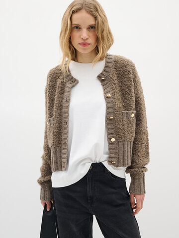 InWear Guo Cardigan Sandy Grey Melange