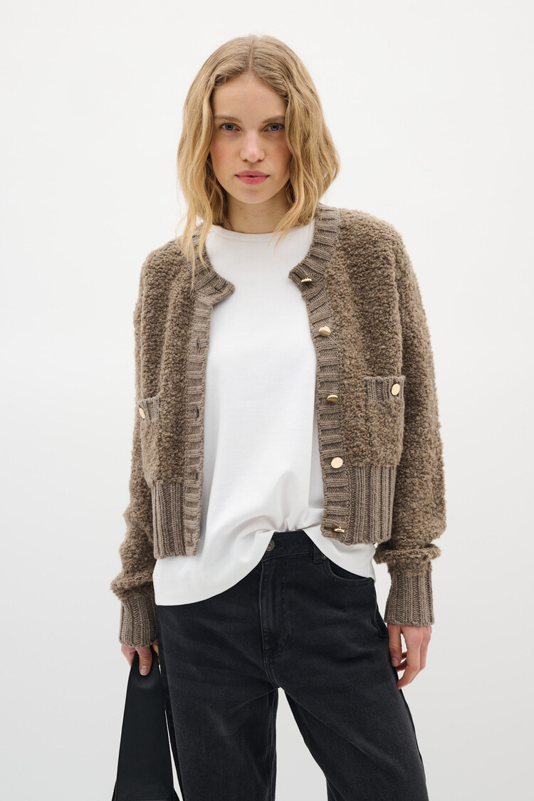 InWear Guo Cardigan Sandy Grey Melange