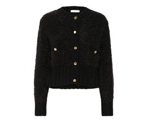 トップス TTT_MSW Border Knit Cardigan(Black) InWear | Guo Cardigan Black - Tryst Boutique
