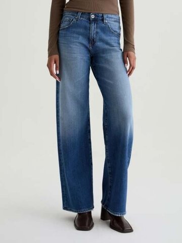 AG Denim Adria Low-Rise Wide Leg Headline