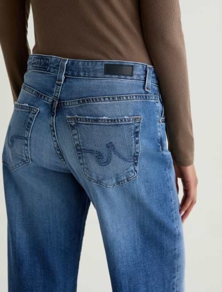 AG Denim Adria Low-Rise Wide Leg Headline