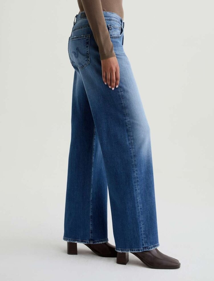 AG Denim Adria Low-Rise Wide Leg Headline