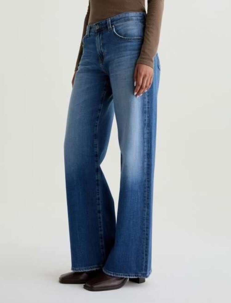 AG Denim Adria Low-Rise Wide Leg Headline