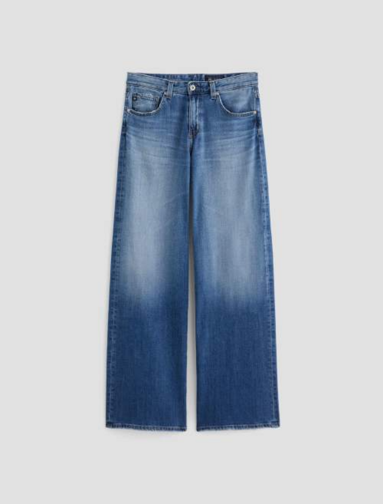 AG Denim Adria Low-Rise Wide Leg Headline