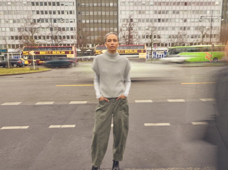 Mos Mosh Petri O-LS Tee Mockingbird