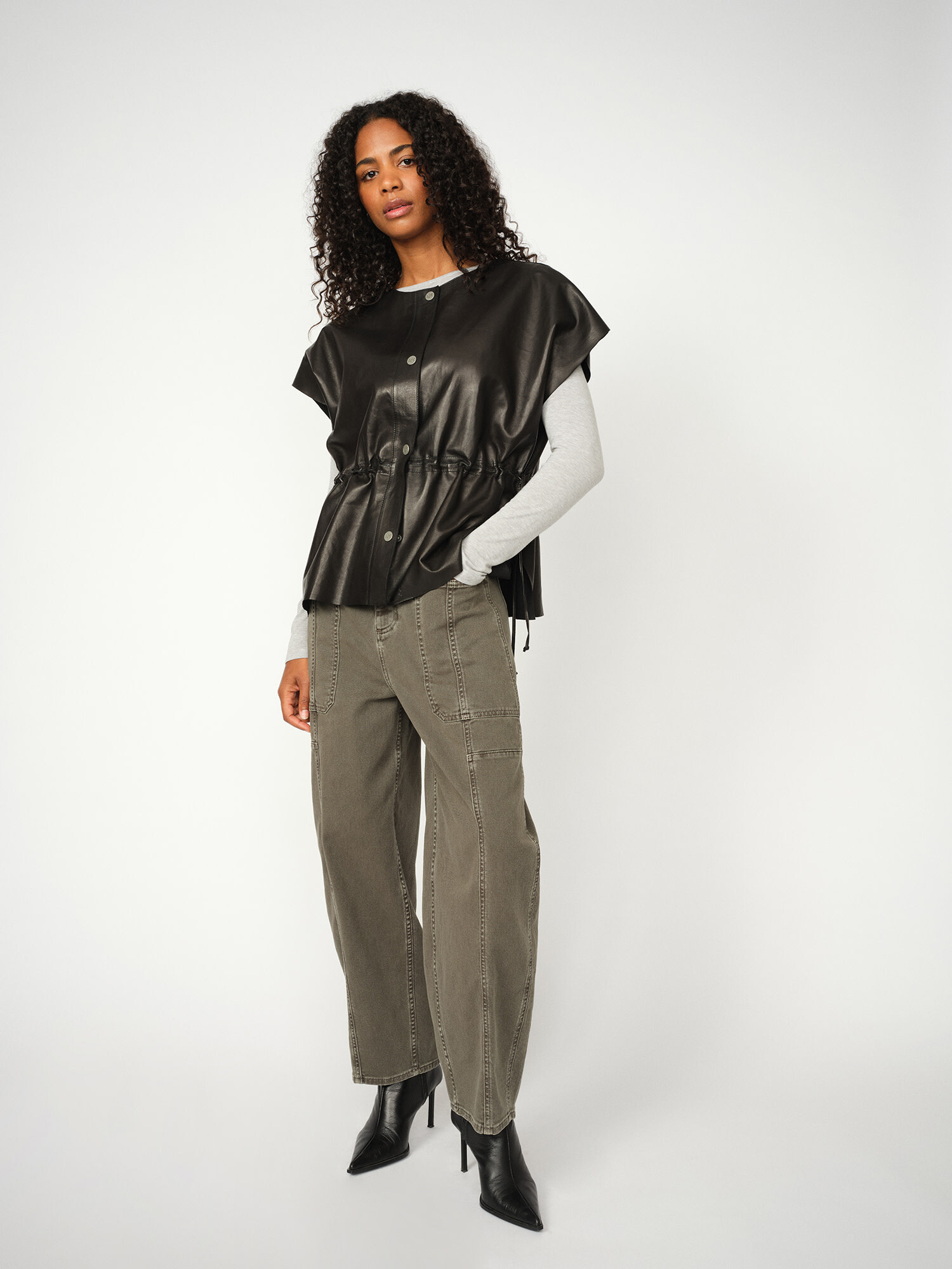 Mos Mosh | Petri O-LS Tee Mockingbird - Tryst Boutique