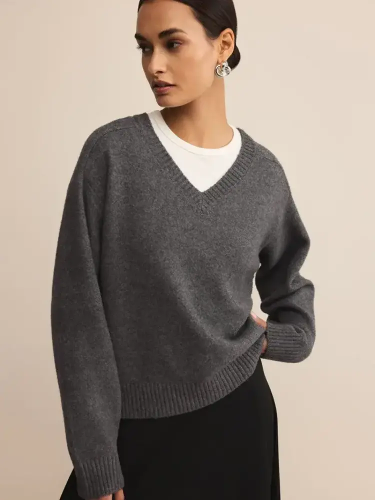 ZSupply Eloise Sweater Charcoal Heather