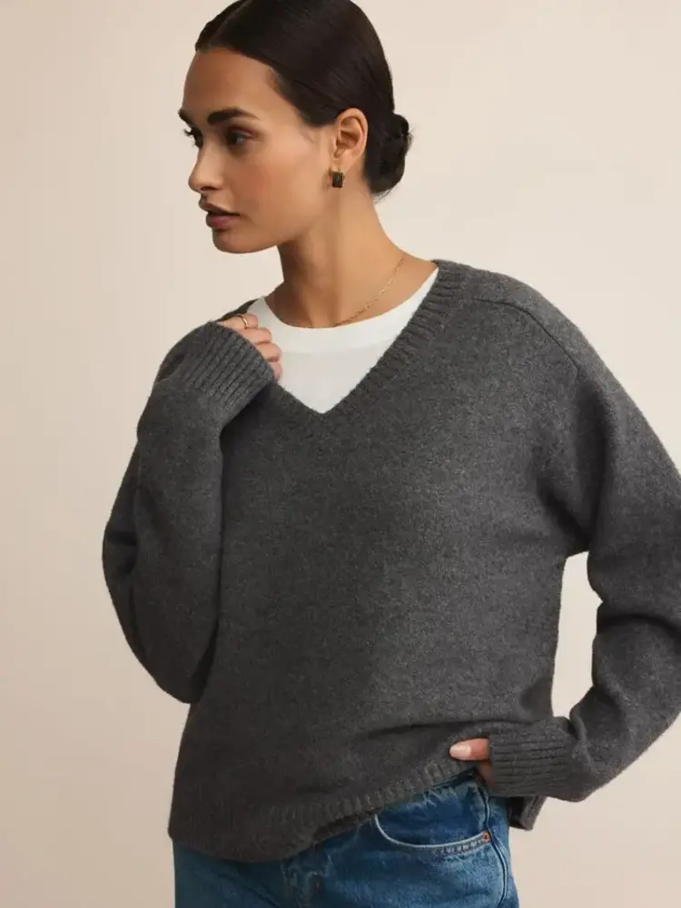 ZSupply Eloise Sweater Charcoal Heather
