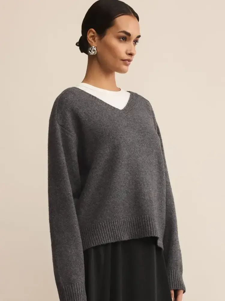 ZSupply Eloise Sweater Charcoal Heather