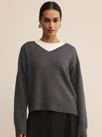 ZSupply Eloise Sweater Charcoal Heather