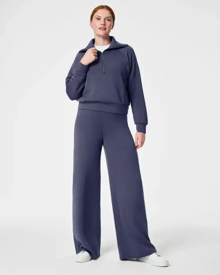 Spanx AirEssentials Wide Leg Pant Dark Storm