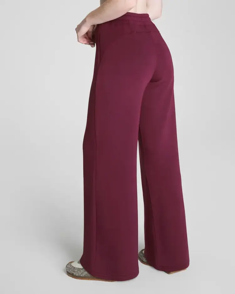 Spanx AirEssentials Wide Leg Pant Plum Berry