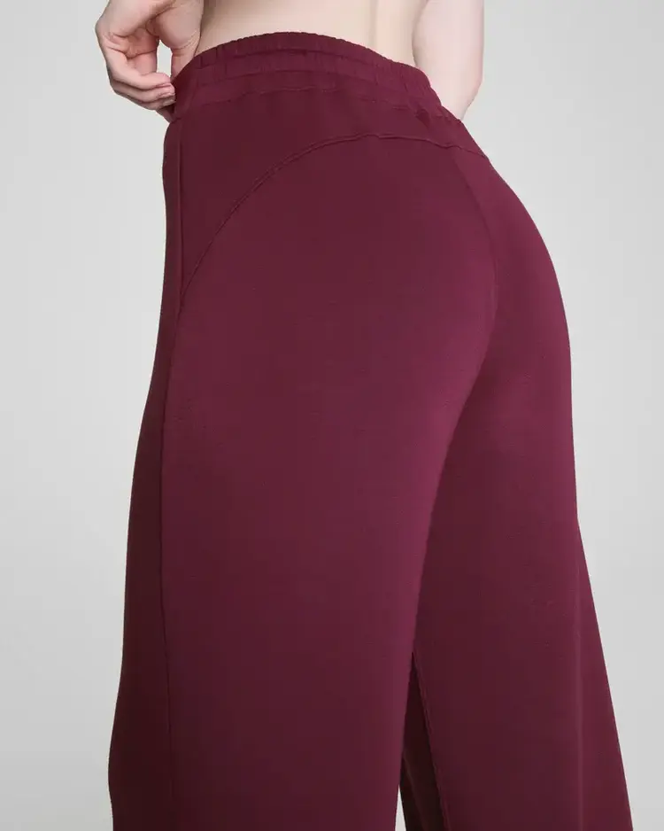 Spanx AirEssentials Wide Leg Pant Plum Berry
