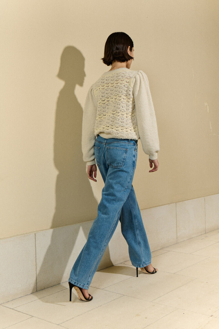 Sita Murt Puffed Sleeves Sweater One Color