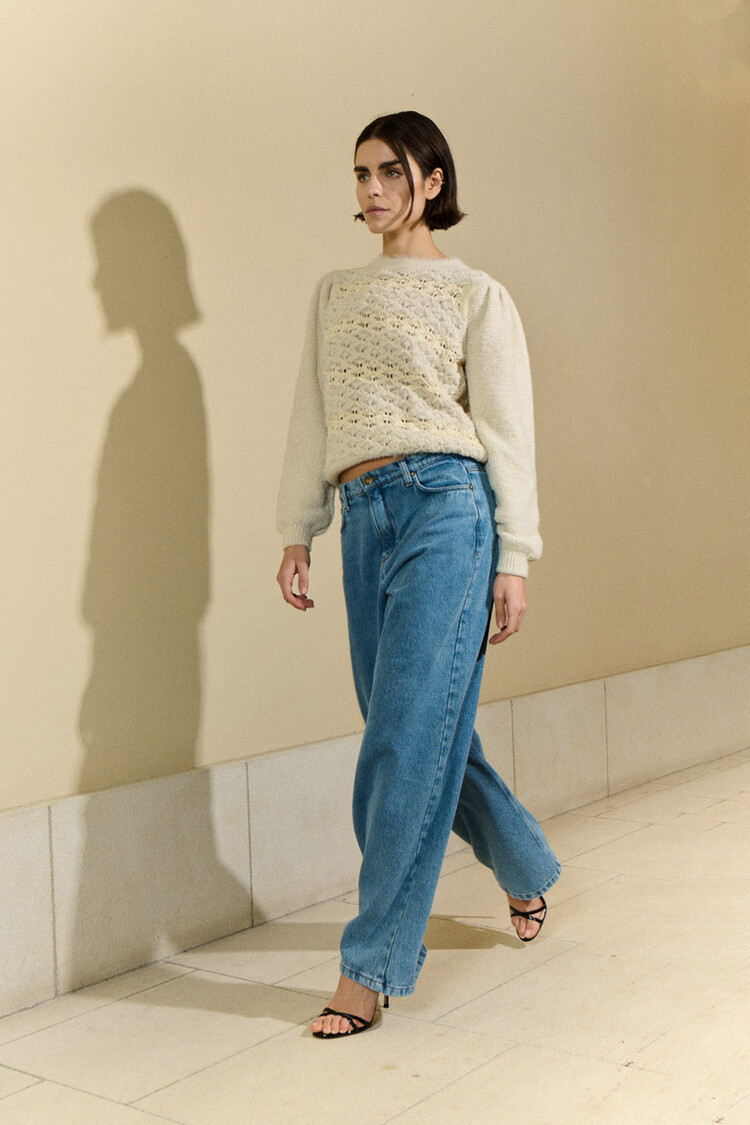 Sita Murt Puffed Sleeves Sweater One Color