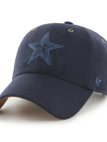 47 Brand 47 Clean Up NFL Dallas Cowboys Peacoat Adjustable Cap Tonal Blue