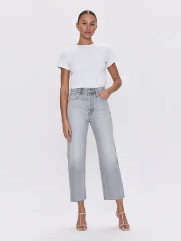 Pistola Cassie Crop Super High Rise Straight HTS Pant Enigma