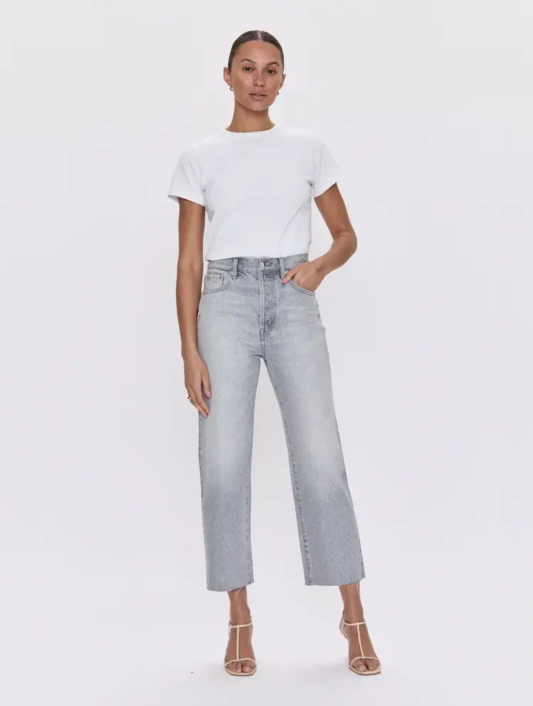 Pistola Cassie Crop Super High Rise Straight HTS Pant Enigma