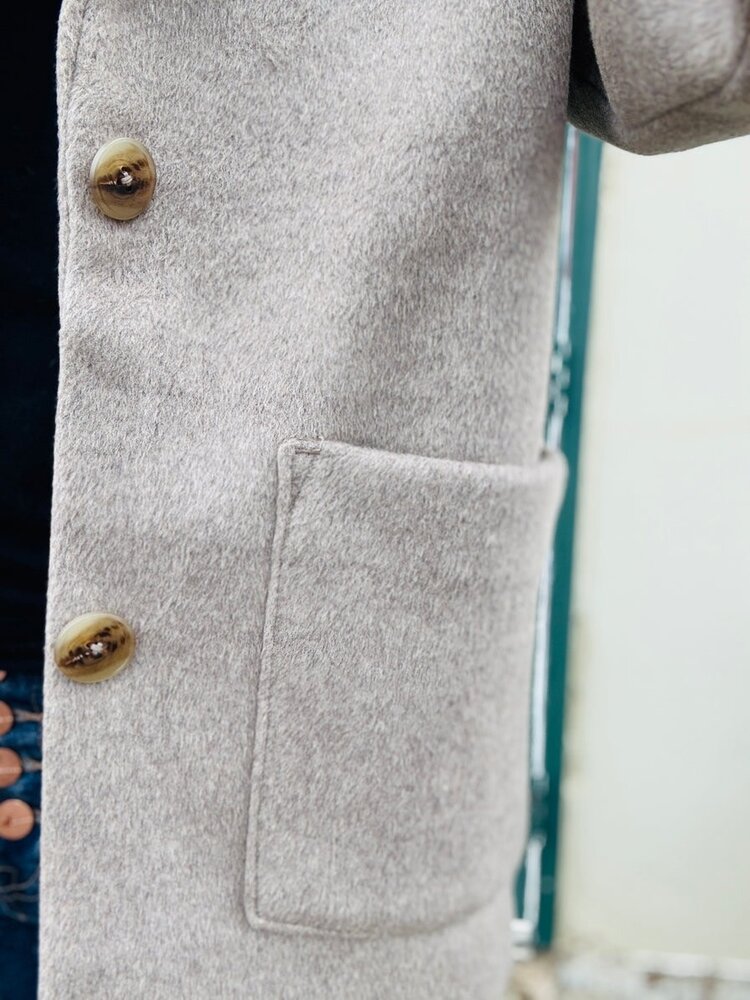 ZSupply Lennon Heathered Coat Classic Heather Grey