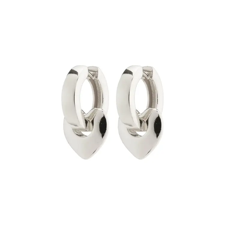 Pilgrim Jewellery IOKASTE Chunky Hoops Silver
