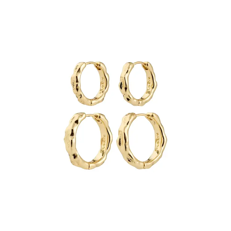 Pilgrim Jewellery DARBY 2 in 1 Earrings Set Gold