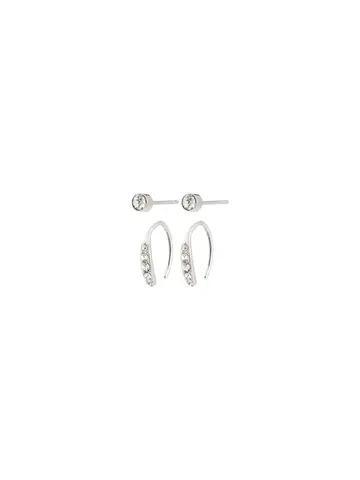 Pilgrim Jewellery GIONNI Earrings Silver