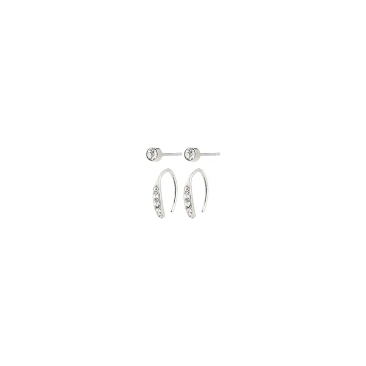 Pilgrim Jewellery GIONNI Earrings Silver