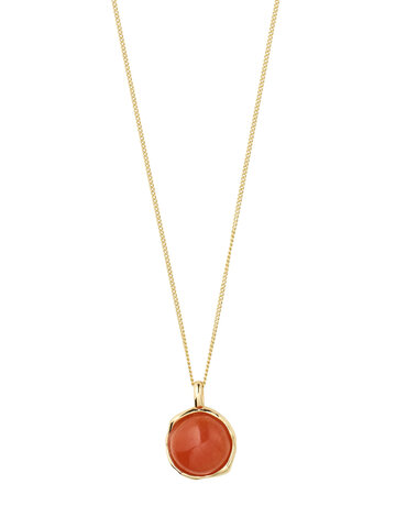 Pilgrim Jewellery SENSE Necklace Gold Plated/Aventurine