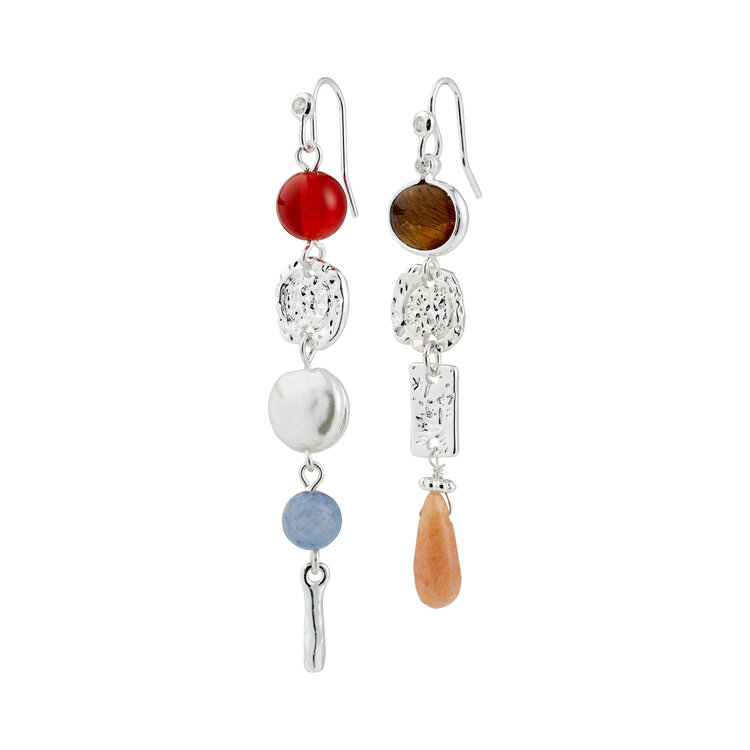 Pilgrim Jewellery SENSE Earrings Silver/Multi