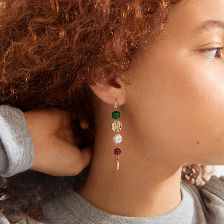 Pilgrim Jewellery SENSE Earrings Gold/Multi